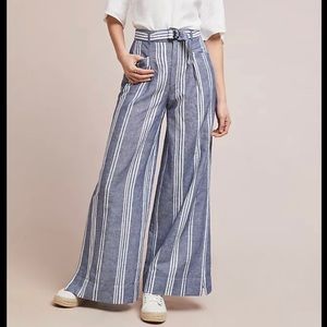 Anthropologie trousers. Striped. Size 18w